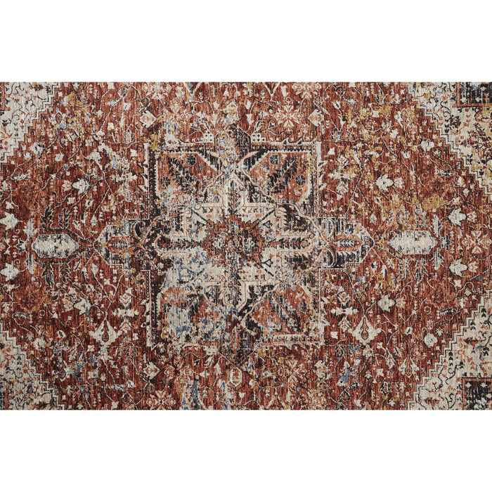 Feizy Caprio 3960F Rug in Rust