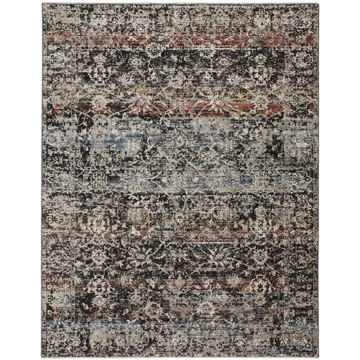 Feizy Caprio 3962F Rug in Blue/Rust