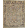Feizy Carrington 6504F Rug in Gray / Gold