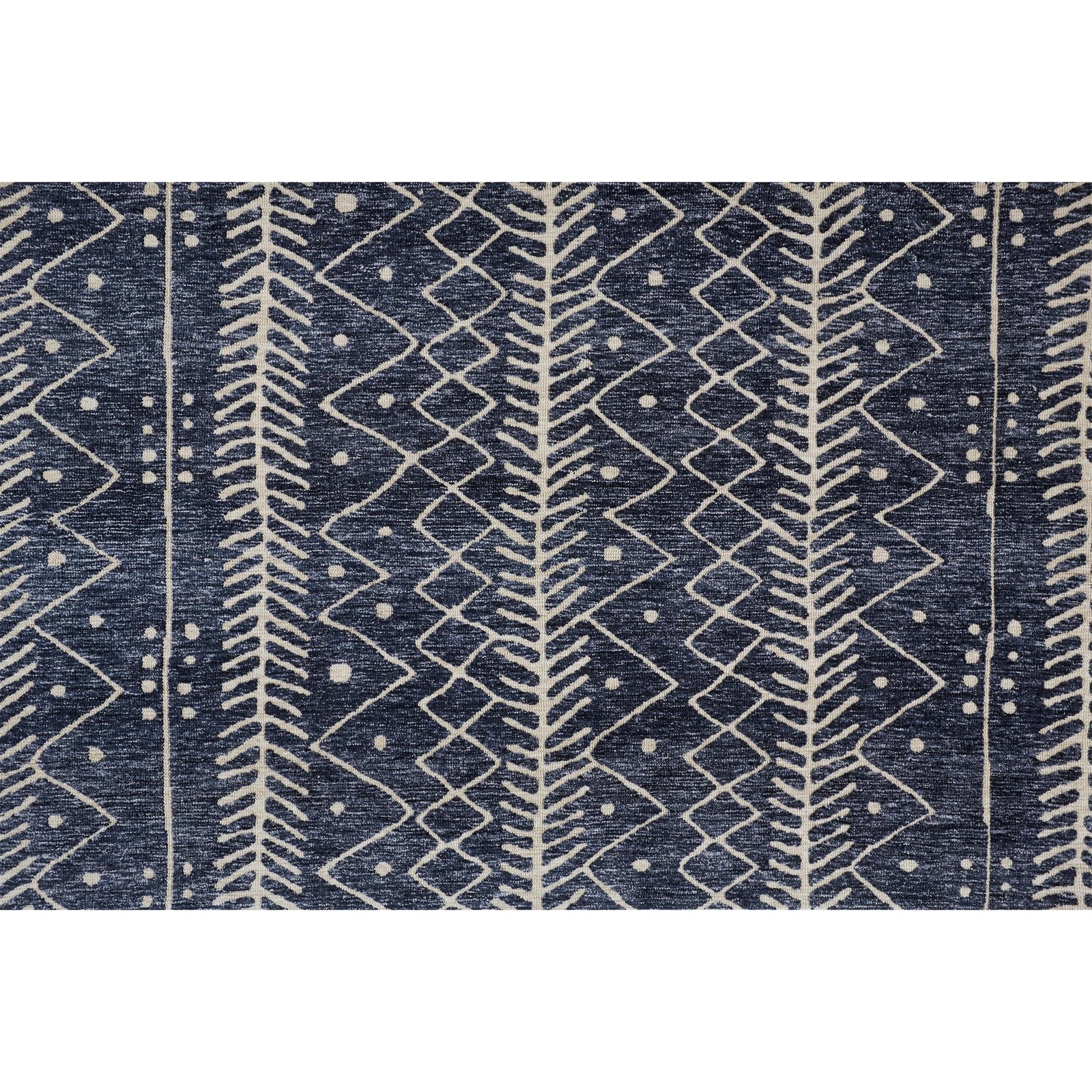 Feizy Colton 8318F Rug in Blue / Beige