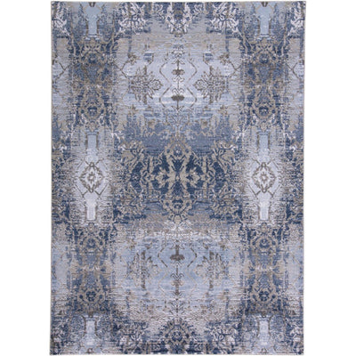 Feizy Gaspar 3834F Rug in Light Blue/Sterling