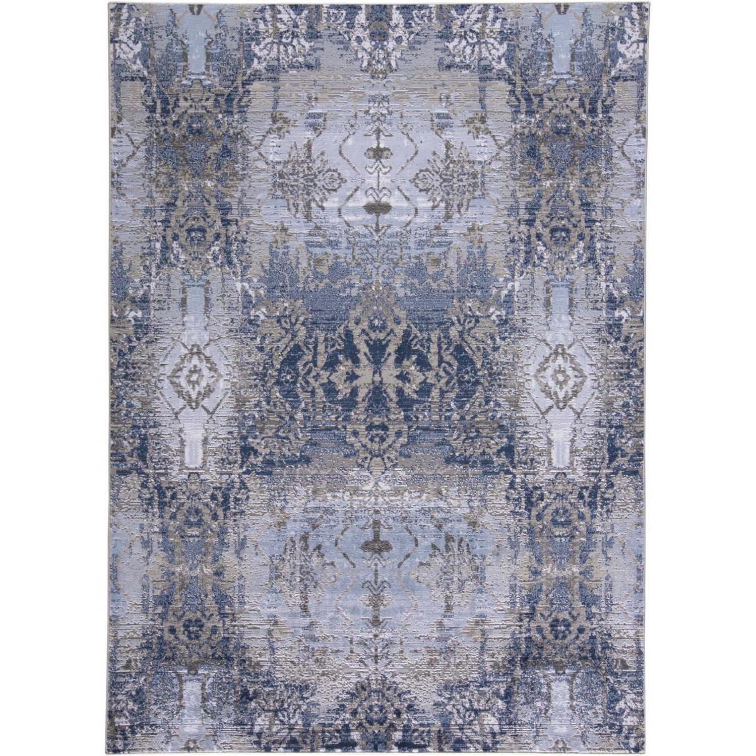 Feizy Gaspar 3834F Rug in Light Blue/Sterling