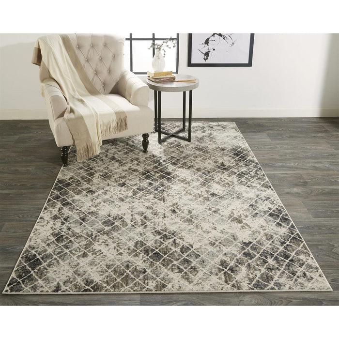 Feizy Kano 3873F Rug in Sand/Ivory