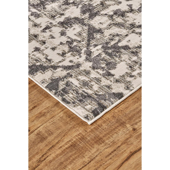 Feizy Kano 3876F Rug in Charcoal/Ivory