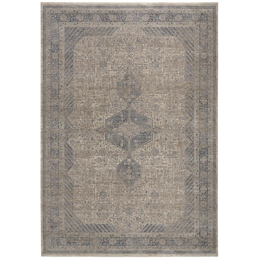 Feizy Marquette 3775F Rug in Gray / Blue