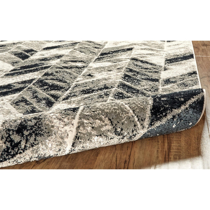 Feizy Micah 3048F Rug in Gray/Silver