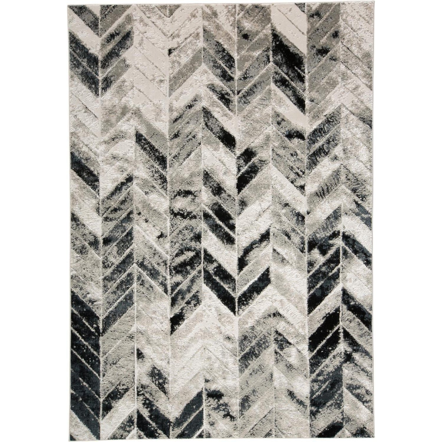 Feizy Micah 3048F Rug in Gray/Silver