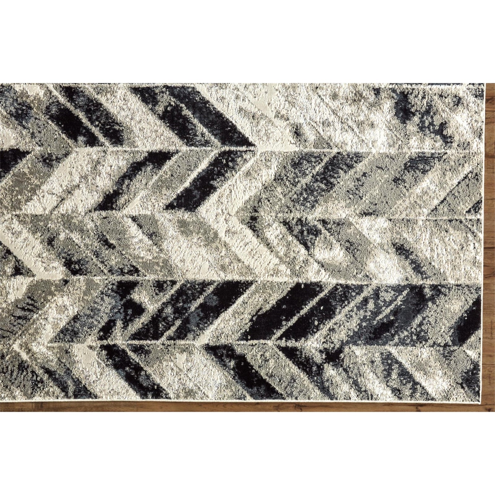 Feizy Micah 3048F Rug in Gray/Silver