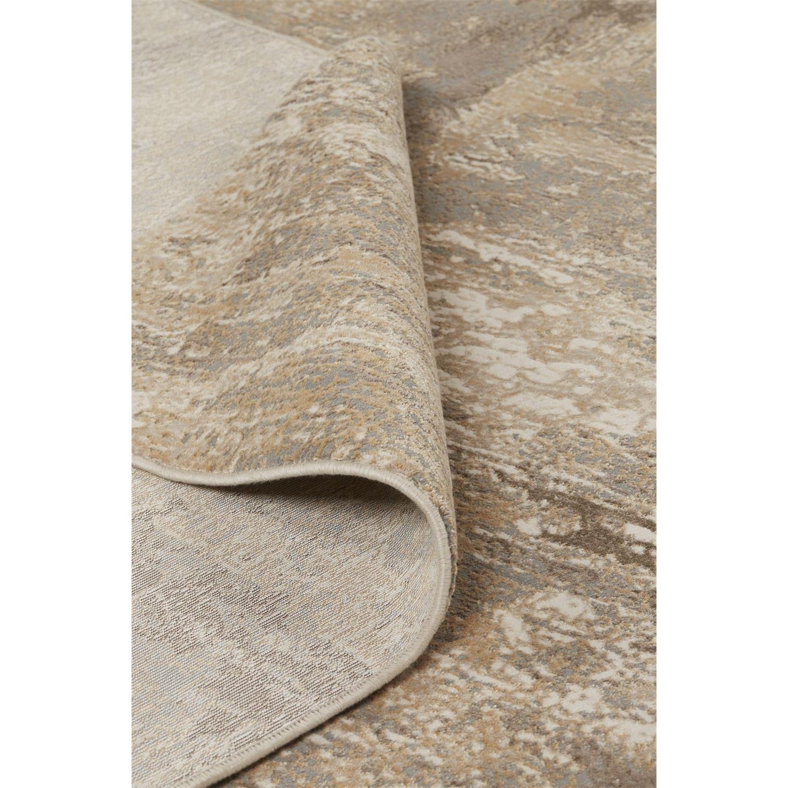 Feizy Parker 3701F Rug in Ivory / Gray