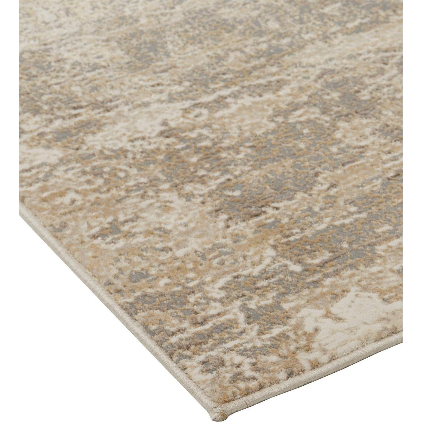 Feizy Parker 3701F Rug in Ivory / Gray
