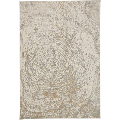 Feizy Parker 3702F Rug in Ivory / Gray