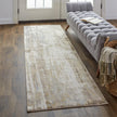 Feizy Parker 3709F Rug in Gray / Beige
