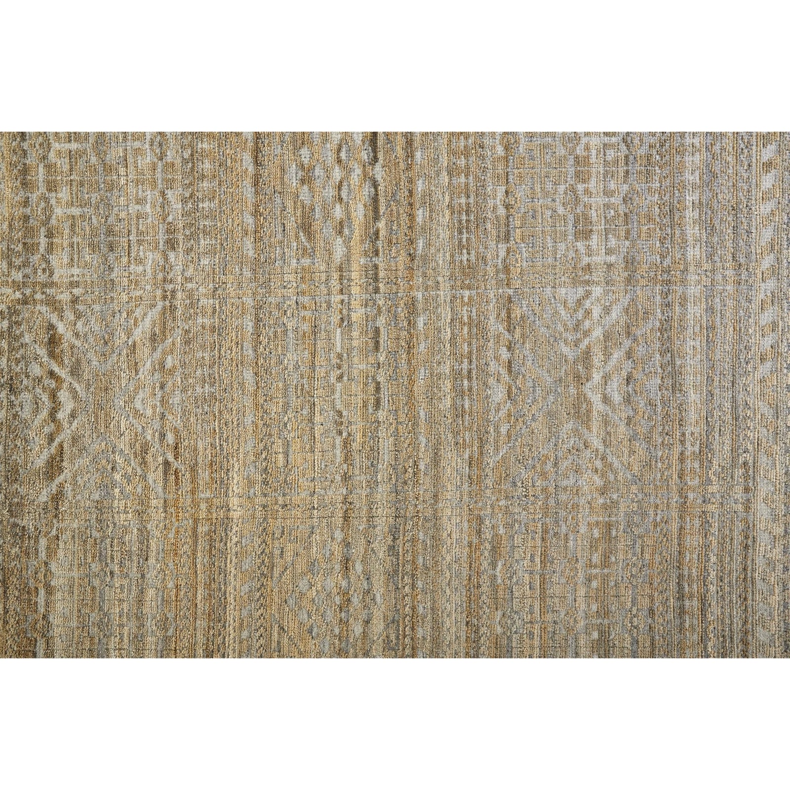 Feizy Payton 6496F Rug in Brown / Gray