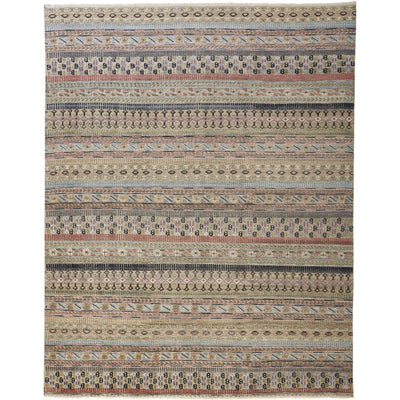 Feizy Payton 6498F Rug in Tan / Blue