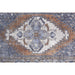 Feizy Percy 39AIF Rug in Blue / Brown