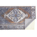 Feizy Percy 39AIF Rug in Blue / Brown