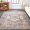 Feizy Percy 39AJF Rug in Pink / Gray
