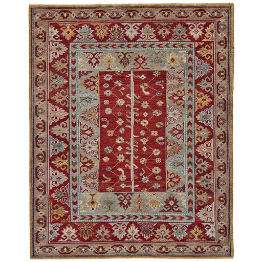 Feizy Piraj 6451F Rug in Red/Red