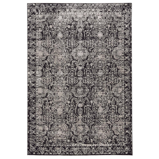 Feizy Prasad 3680F Rug in Charcoal/Gray