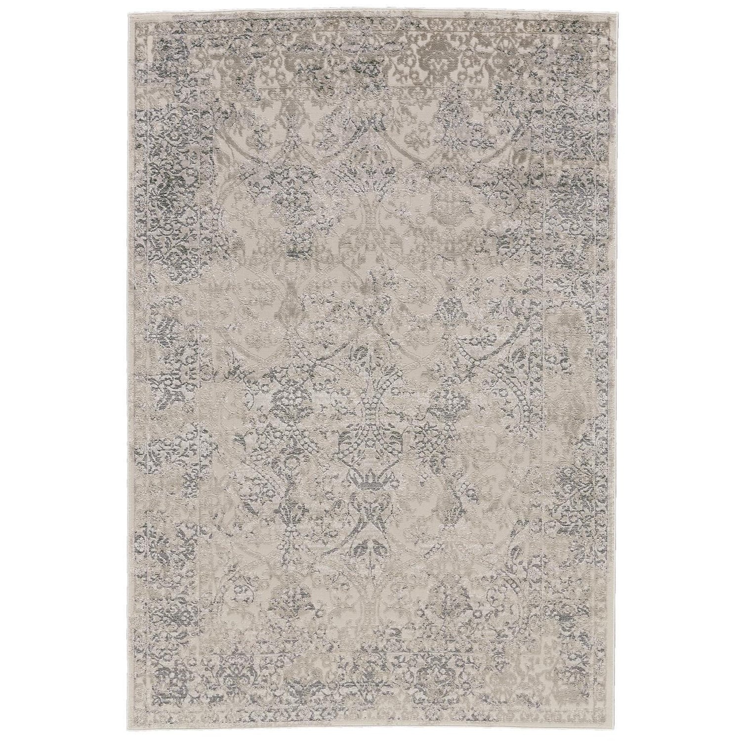 Feizy Prasad 3682F Rug in Light Gray
