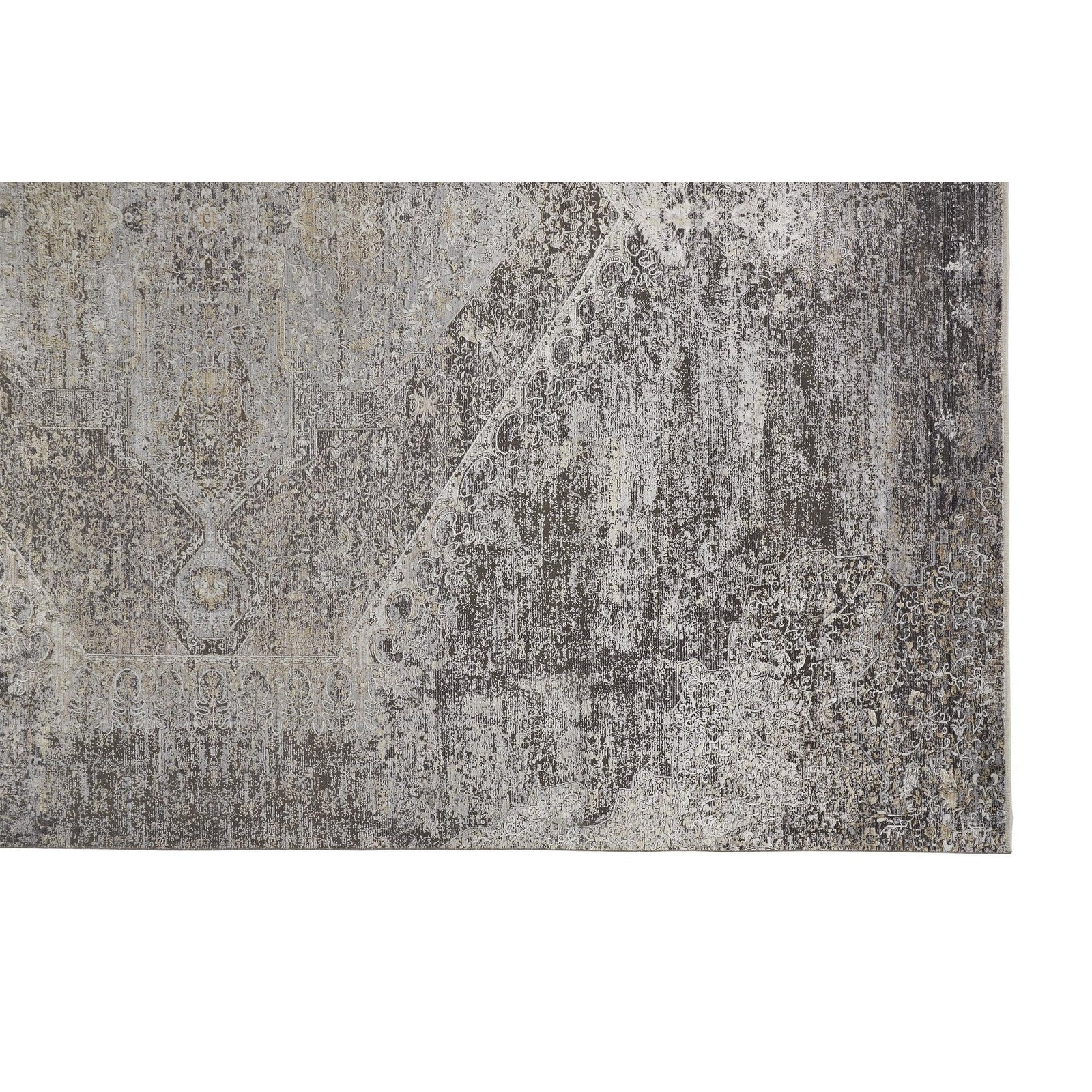 Feizy Sarrant 3963F Rug in Smoke
