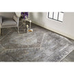 Feizy Sarrant 3963F Rug in Smoke