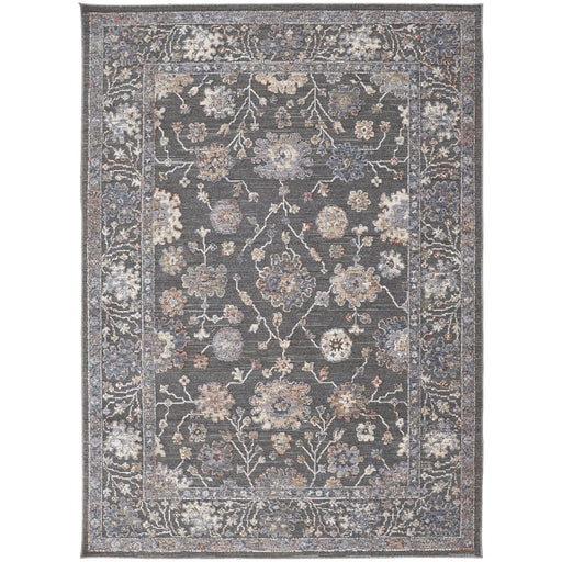 Feizy Thackery 39D2F Rug in Charcoal / Multi