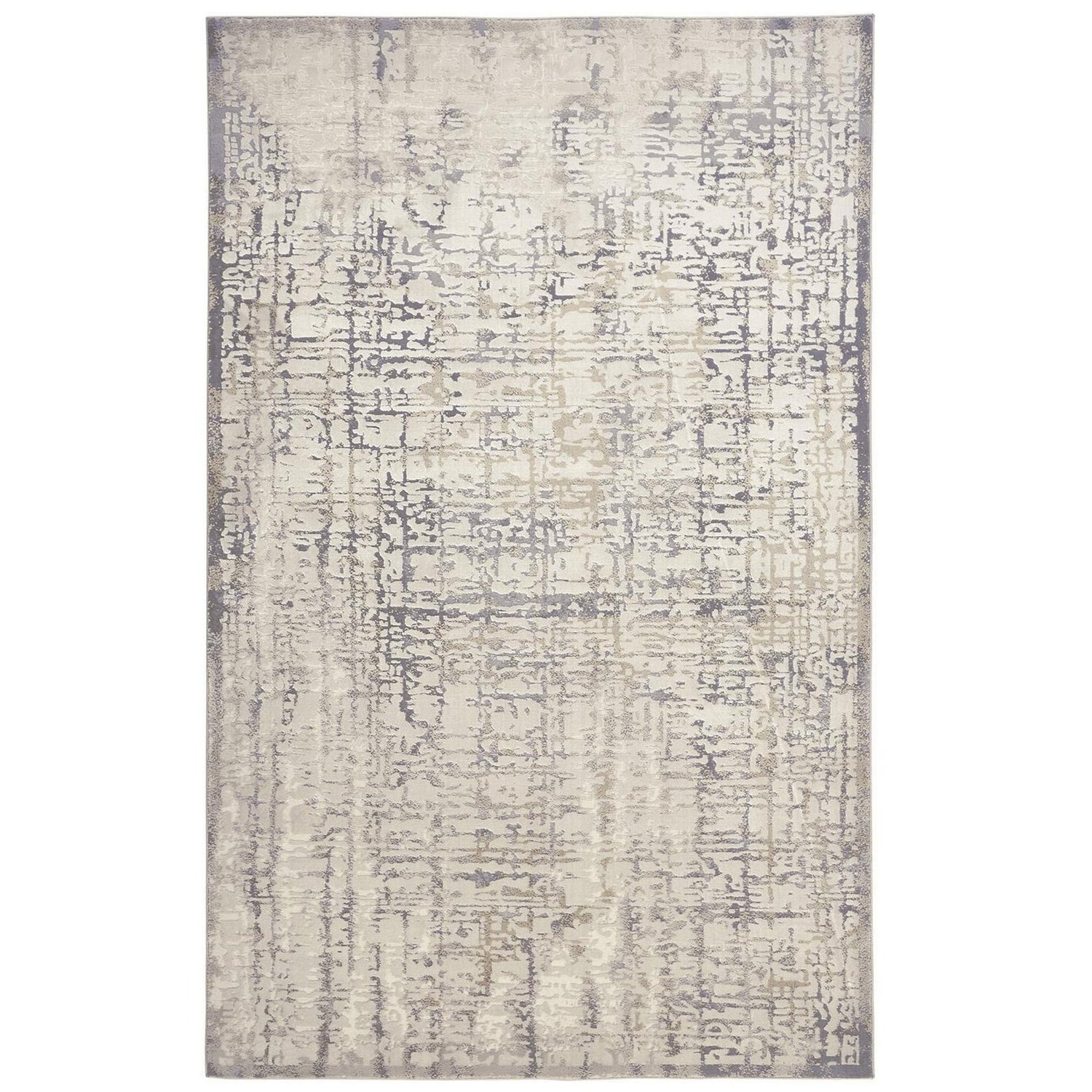 Feizy Waldor 3683F Rug in Ivory / Beige