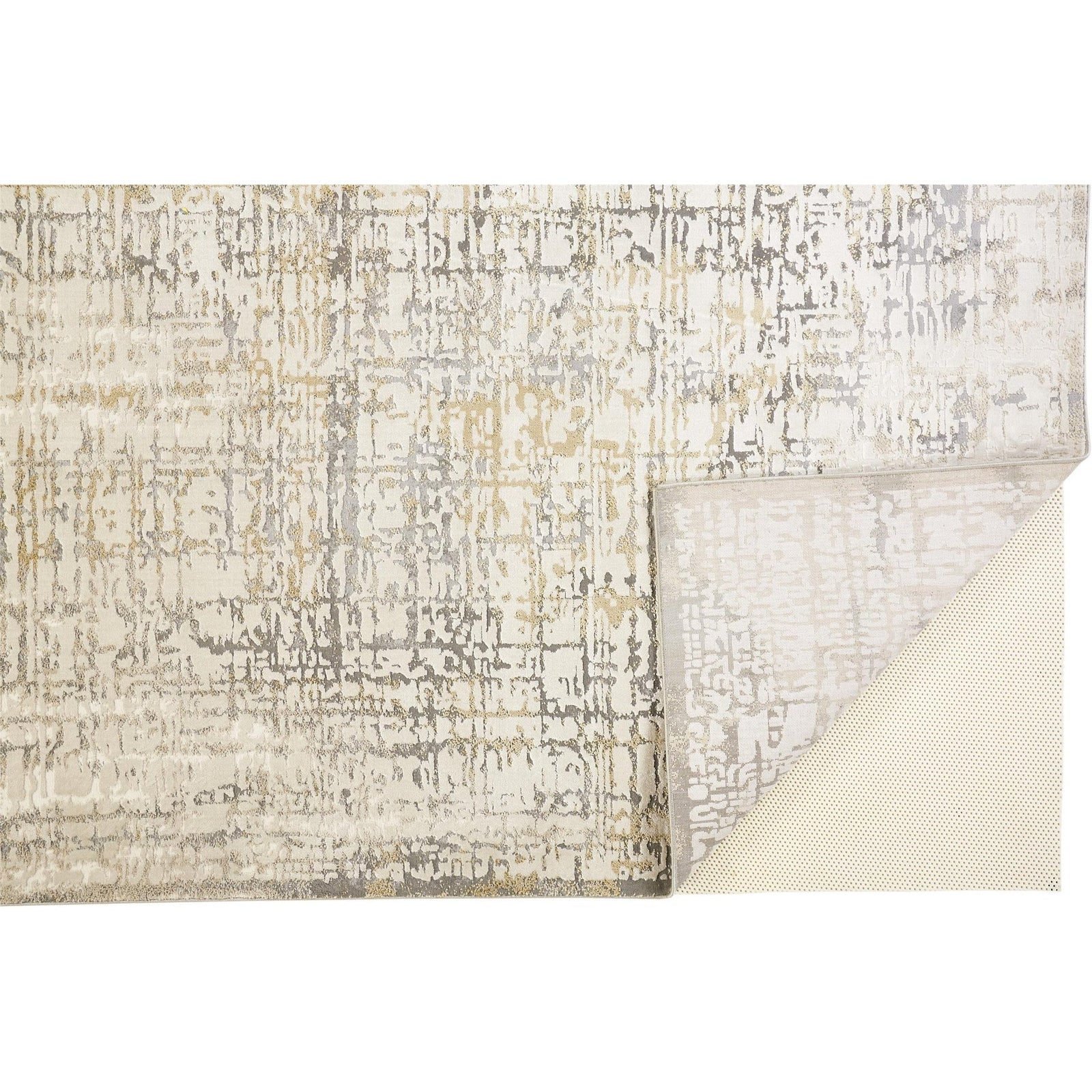 Feizy Waldor 3683F Rug in Ivory / Beige