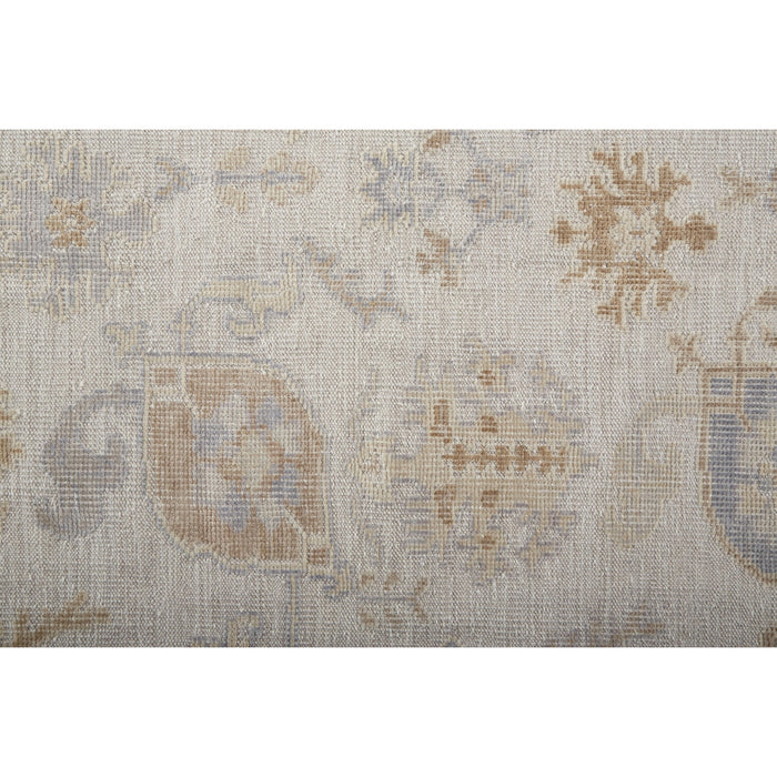 Feizy Wendover 6846F Rug in Gray / Ivory