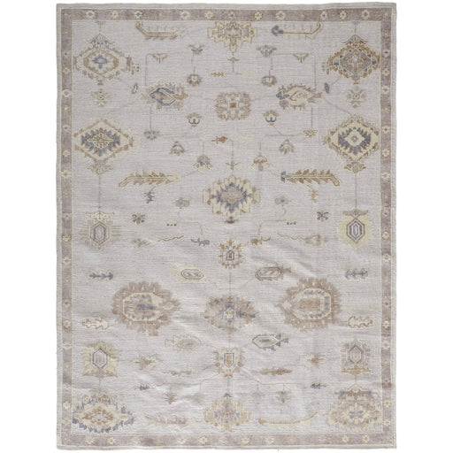 Feizy Wendover 6847F Rug in Gray / Tan