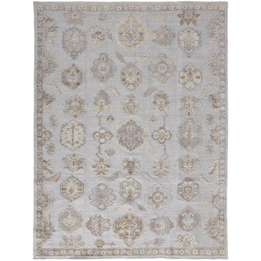 Feizy Wendover 6848F Rug in Gray / Ivory