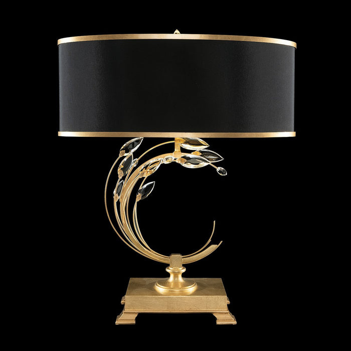 Fine Art Crystal Laurel 31" Round Table Lamp