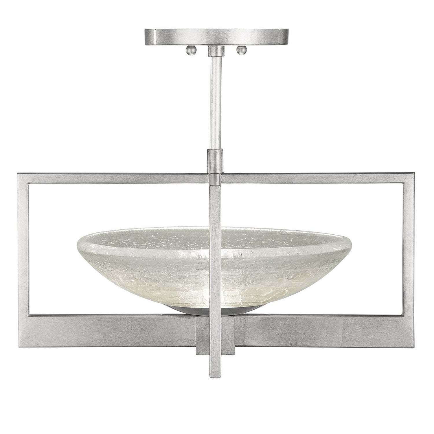 Fine Art Delphi 18" Square Semi Flush Mount