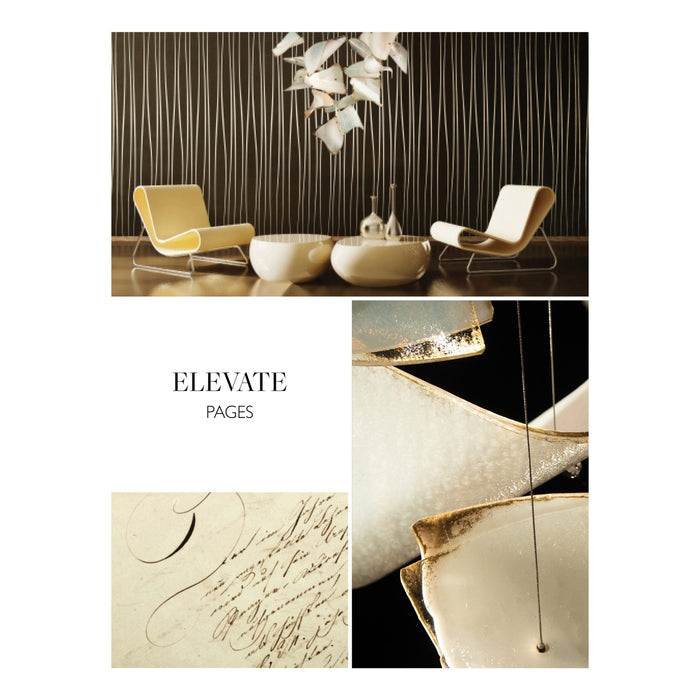 Fine Art Elevate 37.5" Pages Swoop Round Pendant