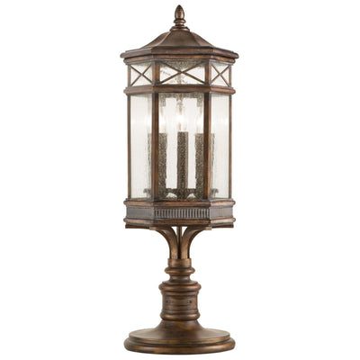Fine Art Lighting Holland Park 3 Light 32 inch Bronze Outdoor Adjustable Pier/Post Mount