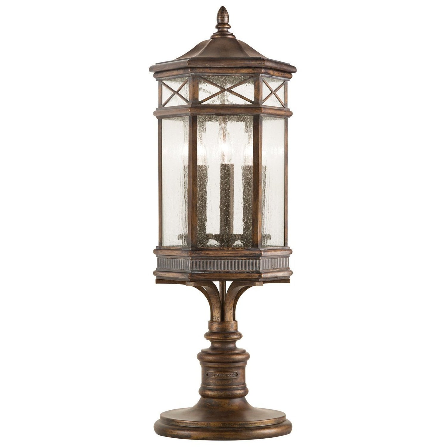 Fine Art Lighting Holland Park 3 Light 32 inch Bronze Outdoor Adjustable Pier/Post Mount