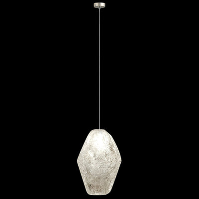 Fine Art Natural Inspirations 4.5" Clear Quartz Round Drop Light