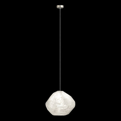 Fine Art Natural Inspirations 5" Clear Quartz Round Drop Light