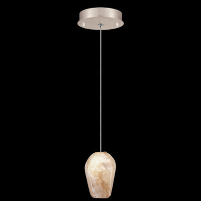Fine Art Natural Inspirations 5.5" Natural Quartz Round Drop Light