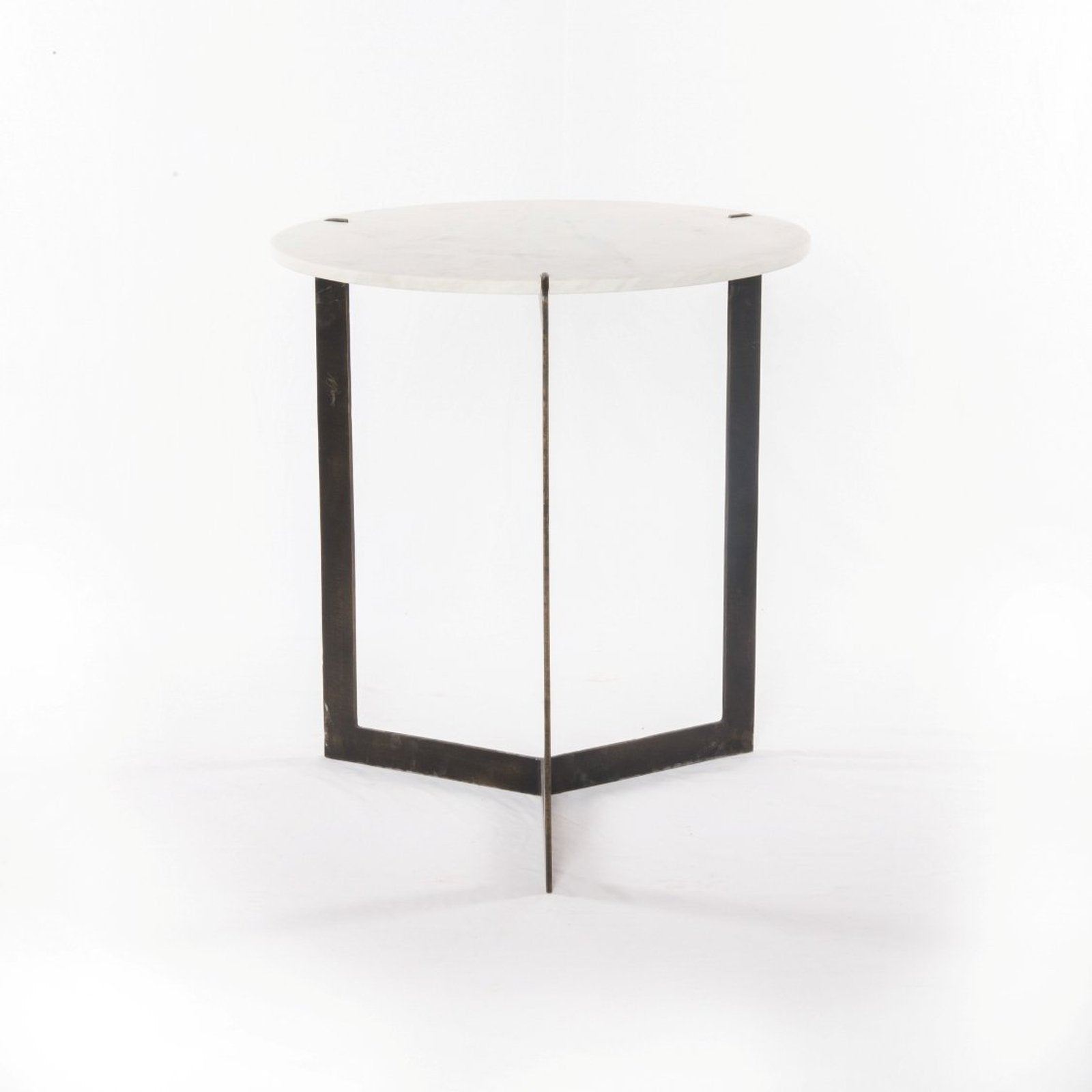 Four Hands Kiva End Table Polished