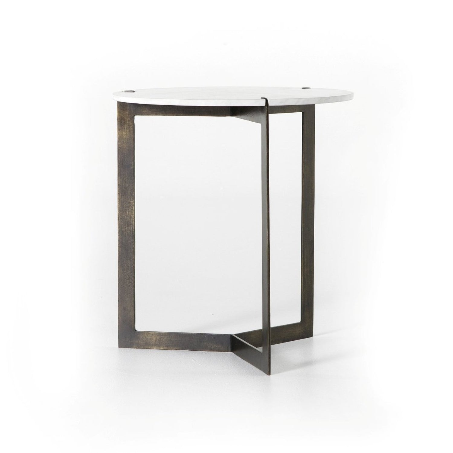 Four Hands Kiva End Table Polished
