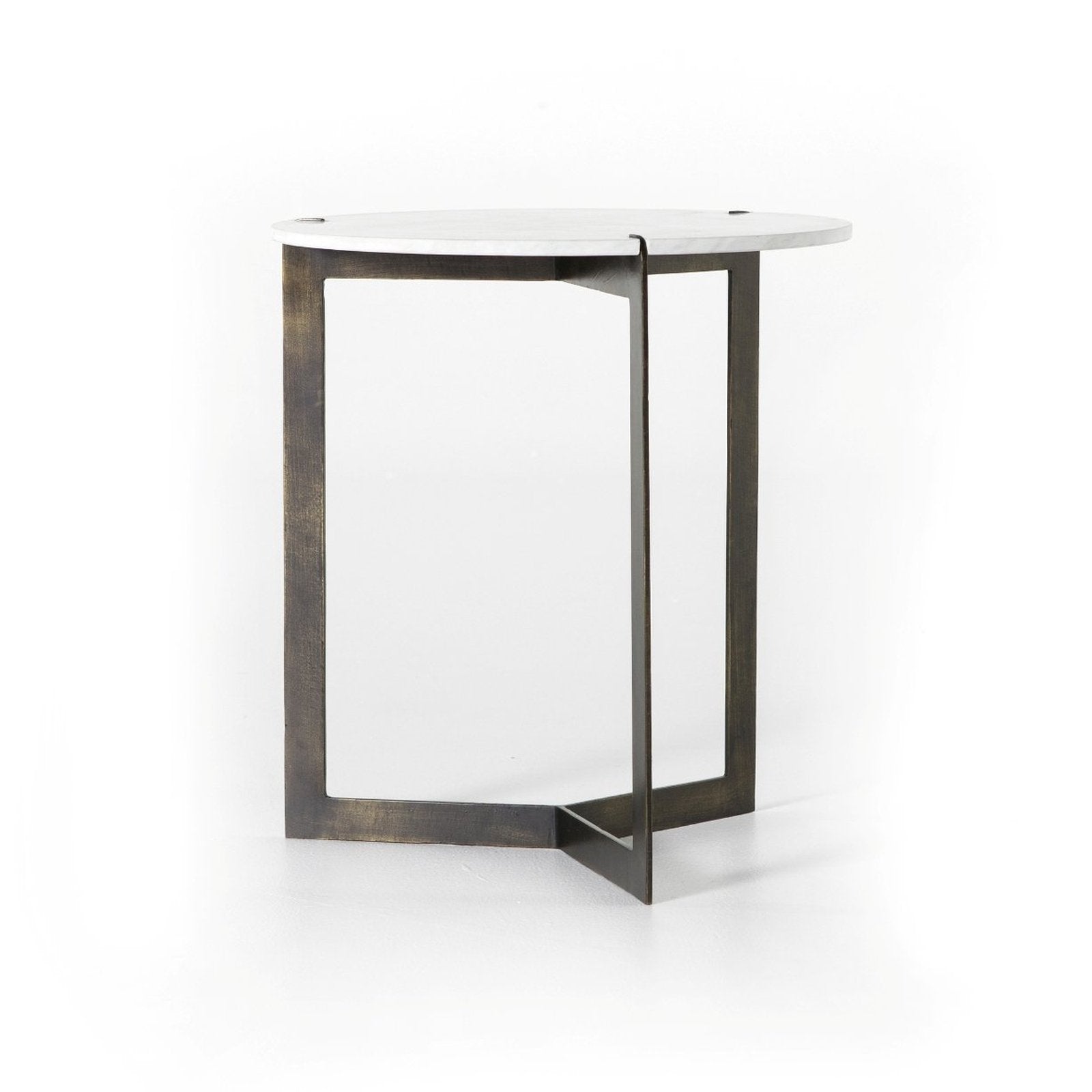 Four Hands Kiva End Table Polished