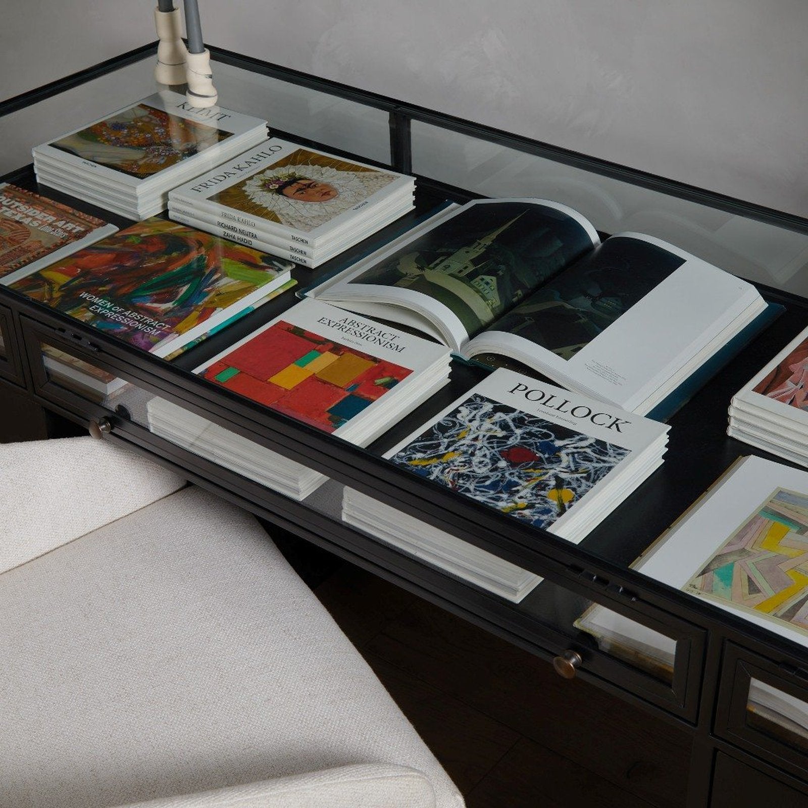 Four Hands Shadow Box Executive Desk