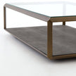 Four Hands Shagreen Shadow Box Coffee Table