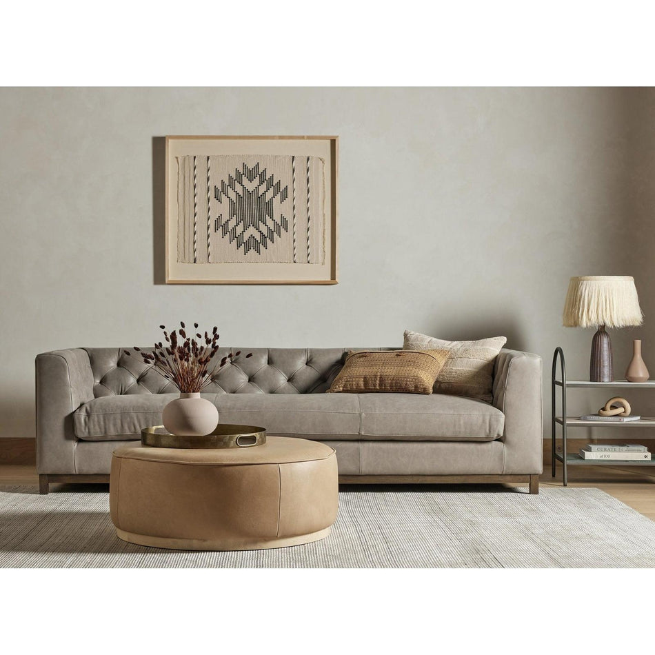 Four Hands Sinclair Large Round Ottoman