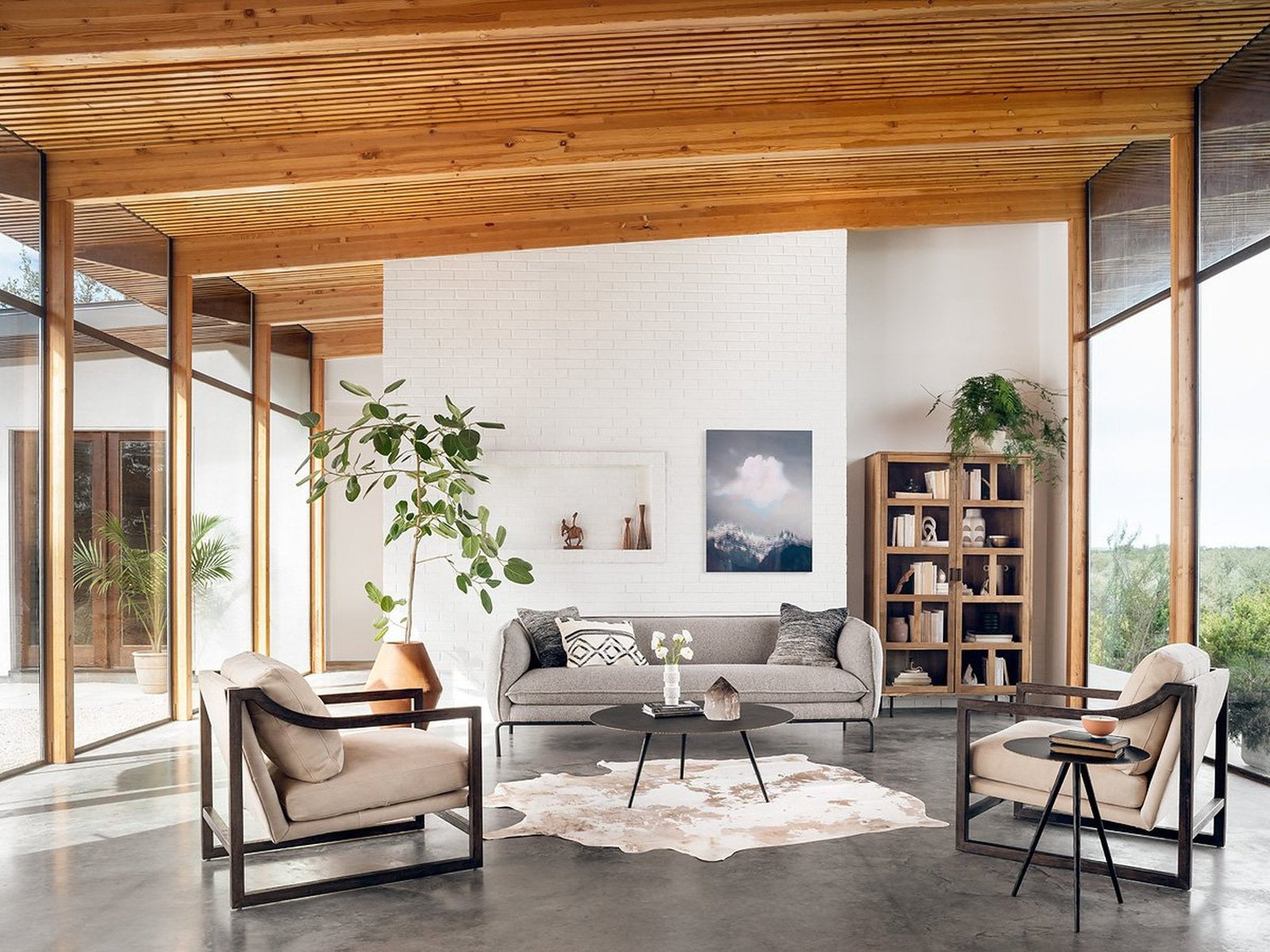 Four Hands Trula Round Coffee Table