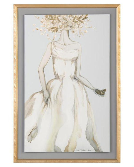 John Richard Zana Brown'S Golden Femme Wall Art