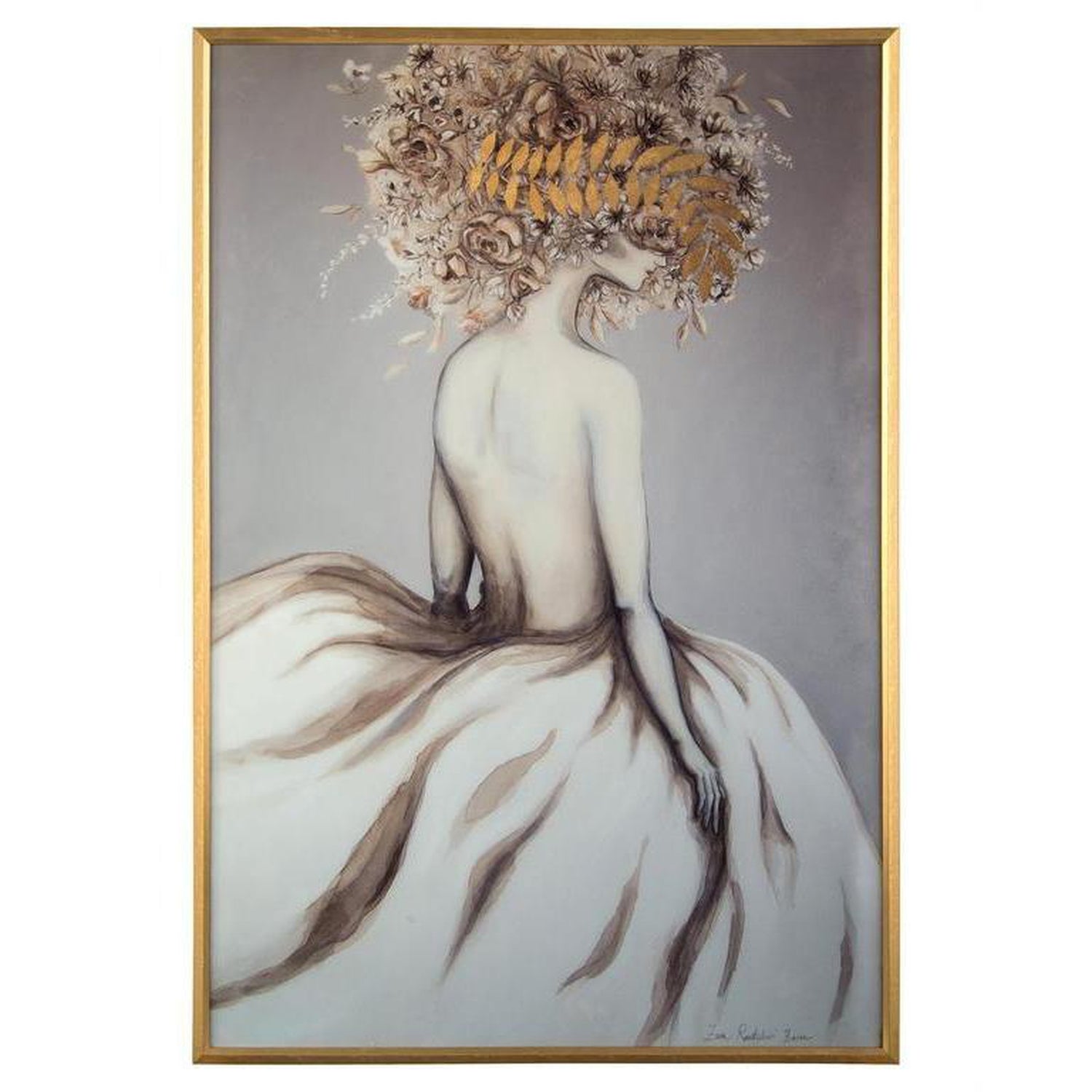 John Richard Zana Brown'S Shining Mademoiselle Wall Art