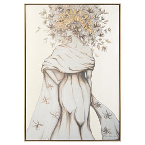 John Richard Zana Brown'S Golden Gardenia Wall Art